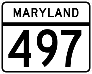 <span class="mw-page-title-main">Maryland Route 497</span> State highway in Maryland, United States