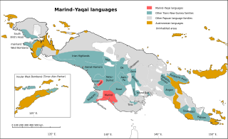 <span class="mw-page-title-main">Marind–Yaqai languages</span> Family of Papuan languages