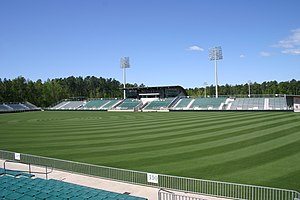 Das Hauptstadion im WakeMed Soccer Park (2007)