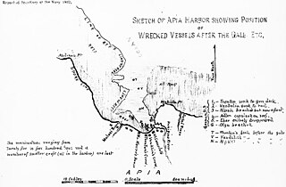 <span class="mw-page-title-main">Samoan crisis</span> Standoff between the United States and the German Empire from 1887 to 1889 over the Samoan Islands