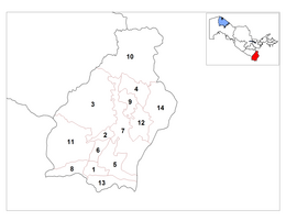 Distretto di Uzun – Mappa