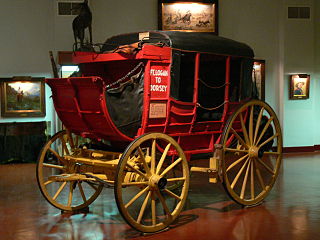 <span class="mw-page-title-main">Stage wagon</span> Light horse-drawn or mule-drawn public passenger vehicle