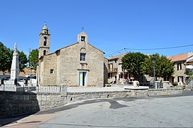 Aullène, la place et l'église San' Nicolau-2.jpg