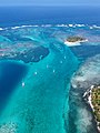 Vista Aérea de los Cayos Holandeses - Archipipélago de San Blas - Panamá