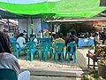 Polling station in rural area of Samarinda during the 2024 Indonesian general election's election day