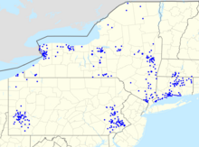 First Niagara branch footprint as of March 2013. First Niagara footprint.png