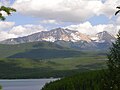 Great Northern Mountain centered with Mount Grant to right