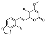 Structure 7 Kavalactone-general-7.svg