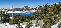 Lake Helen with snow