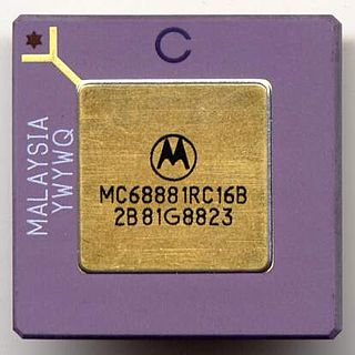 <span class="mw-page-title-main">Motorola 68881</span> Computer floating-point unit