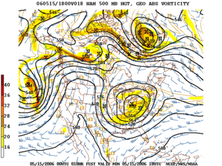 <span class="mw-page-title-main">Block (meteorology)</span> Large-scale patterns in the atmospheric pressure field that are nearly stationary