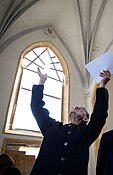 Philipp Harnoncourt in the chapel in 2017