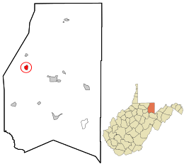 Location in شهرستان پرستون، ویرجینیای غربی and the state of ویرجینیای غربی.