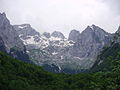 Berge im Grbaja-Tal (Blick auf Albanien)