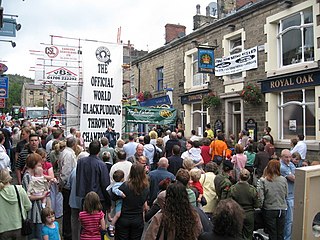 <span class="mw-page-title-main">World Black Pudding Throwing Championships</span> Annual event in Ramsbottom, England