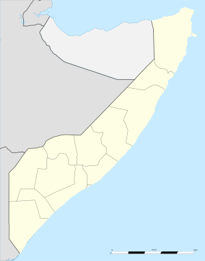 Togaale is located in Somalia