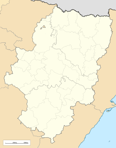 Zaragoza barracks bombing is located in Aragon