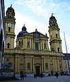 L'église des Théatins à l'Odeonplatz.