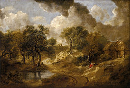 Thomas Gainsborough, Krajolik u Suffolku, oko 1748.