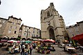 Le marché de Villefranche-de-Rouergue.