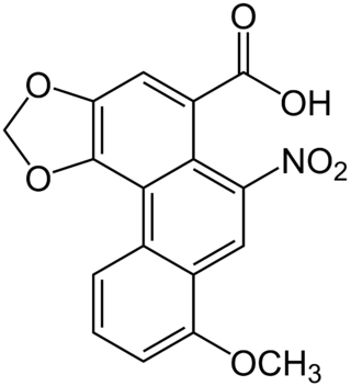 <span class="mw-page-title-main">Aristolochic acid</span> Chemical compound