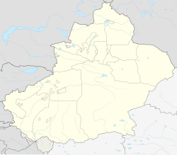 Yumin is located in Xinjiang