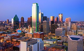 Downtown Dallas Place in Texas, United States