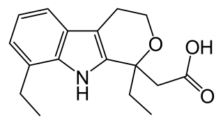 <span class="mw-page-title-main">Etodolac</span> Nonsteroidal anti-inflammatory drug