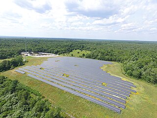 <span class="mw-page-title-main">Solar landfill</span> Landfill site converted into a solar power station