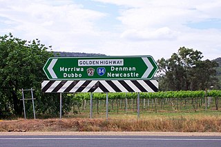 <span class="mw-page-title-main">Golden Highway</span> Highway in New South Wales