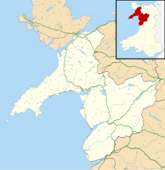 Y Rhiw is located in Gwynedd