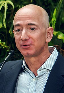 Jeff Bezos v lednu 2018