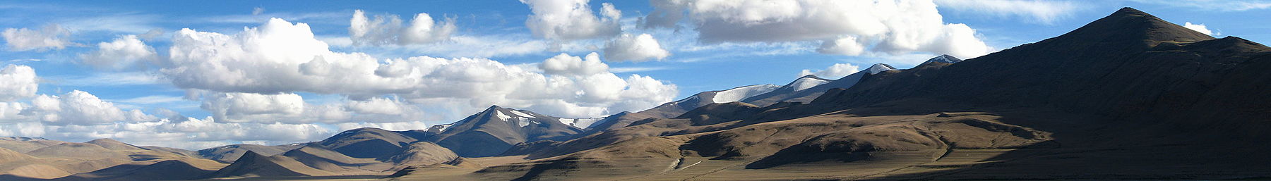Bergen in het oosten van Ladakh, India