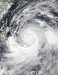 Typhoon Lekima on 8 August 2019