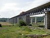 The Itz viaduct on the Nuremberg-Erfurt line under construction