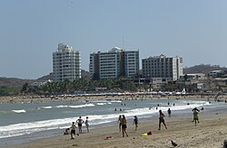 A beach in Playas