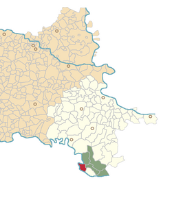 Location of Rajevo Selo