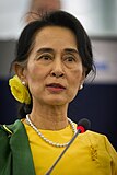 Aung San Suu Kyi listigita kvin fojojn: 2016, 2013, 2011, 2008, kaj 2004 (finalinto en 2012 kaj 2009)