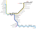 Supertram route map