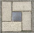 Klausener's Stolperstein in Düsseldorf, Leo-Statz-Platz on Kronprinzenstaße