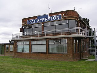 <span class="mw-page-title-main">RAF Syerston</span> Royal Air Force training station in Nottinghamshire, England