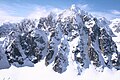 East aspect, with the top of Mt. Huntington visible in back