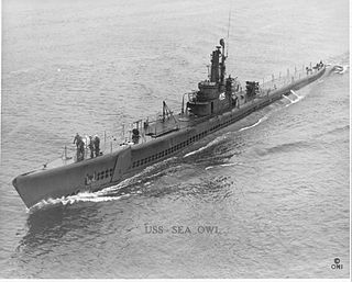 USS <i>Sea Owl</i> (SS-405) Balao class submarine