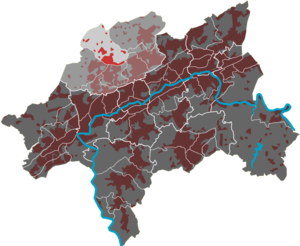 Lage Siebeneick in Wuppertal