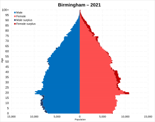 <span class="mw-page-title-main">Demographics of Birmingham</span>