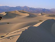 Paisatge desèrtic al Death Valley (Estats Units)