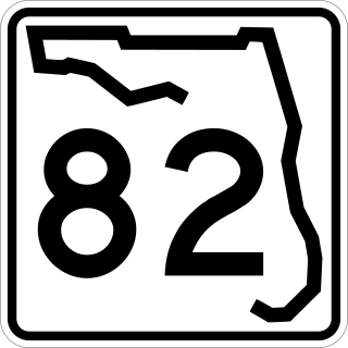 <span class="mw-page-title-main">Florida State Road 82</span> Highway in Florida