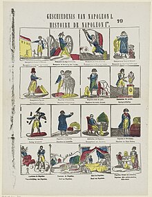 Geschiedenis van Napoleon I Histoire de Napoléon Ier (titel op object), RP-P-OB-203.805.jpg