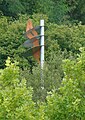 Springer-Skulptur beim Freibad