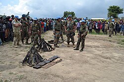 Surrender of FDLR fighters in Buleusa, December 2014.
